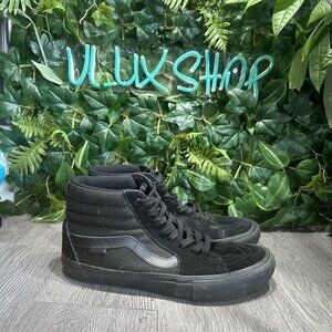 Vans Off The Wall SK8 Hi Pro Men's Sz 11 Shoes Triple Black UltraCush Sneakers